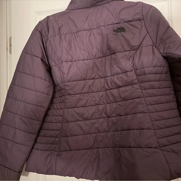 The North Face Women's Dark Purple Puffer Jacket - Picture 3 of 5